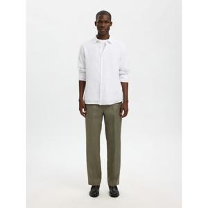 Selected Regular Fit Linen Trousers